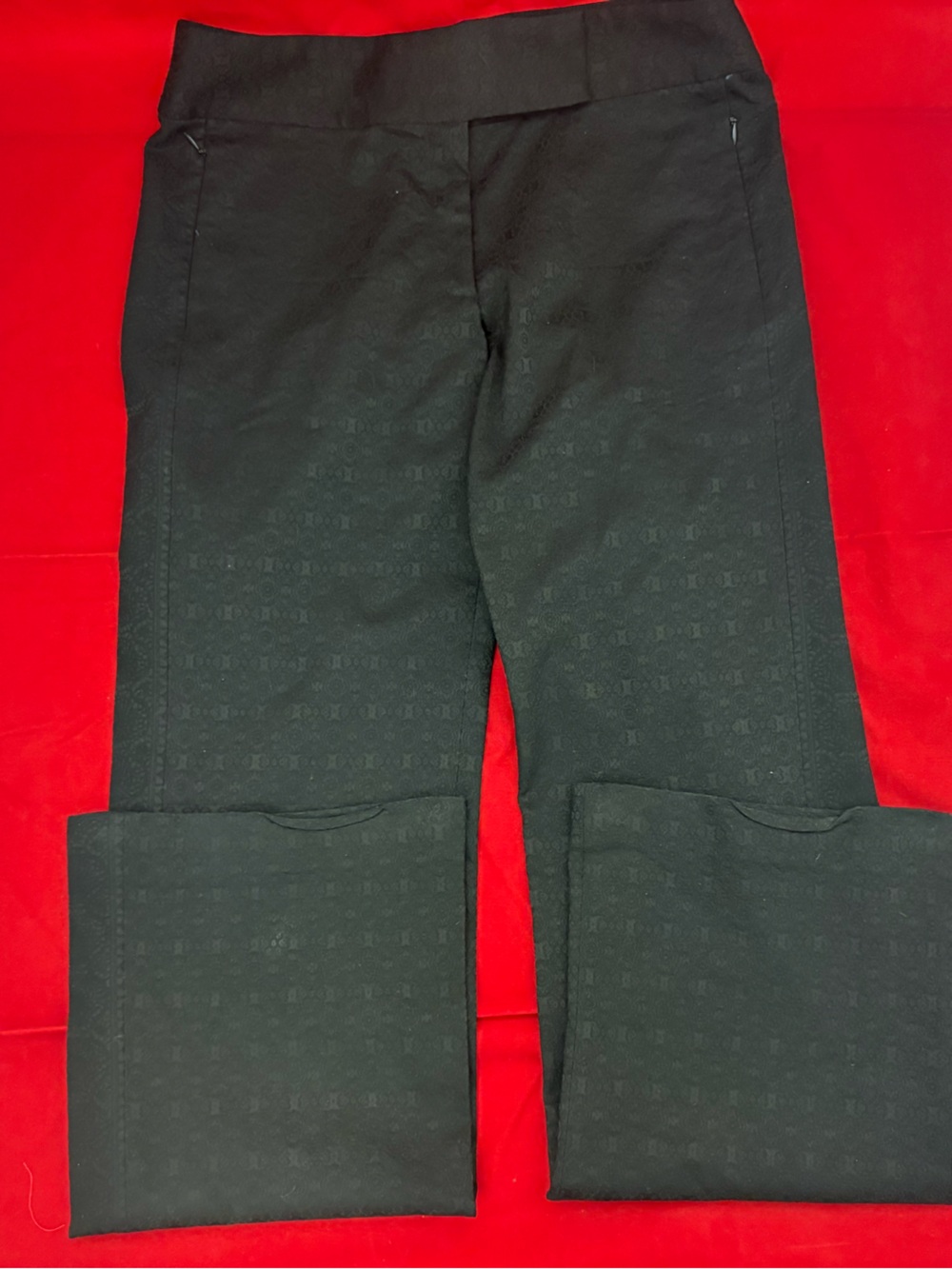 Elie Tahari Black Capri Pants Size 12 Career Business Casual